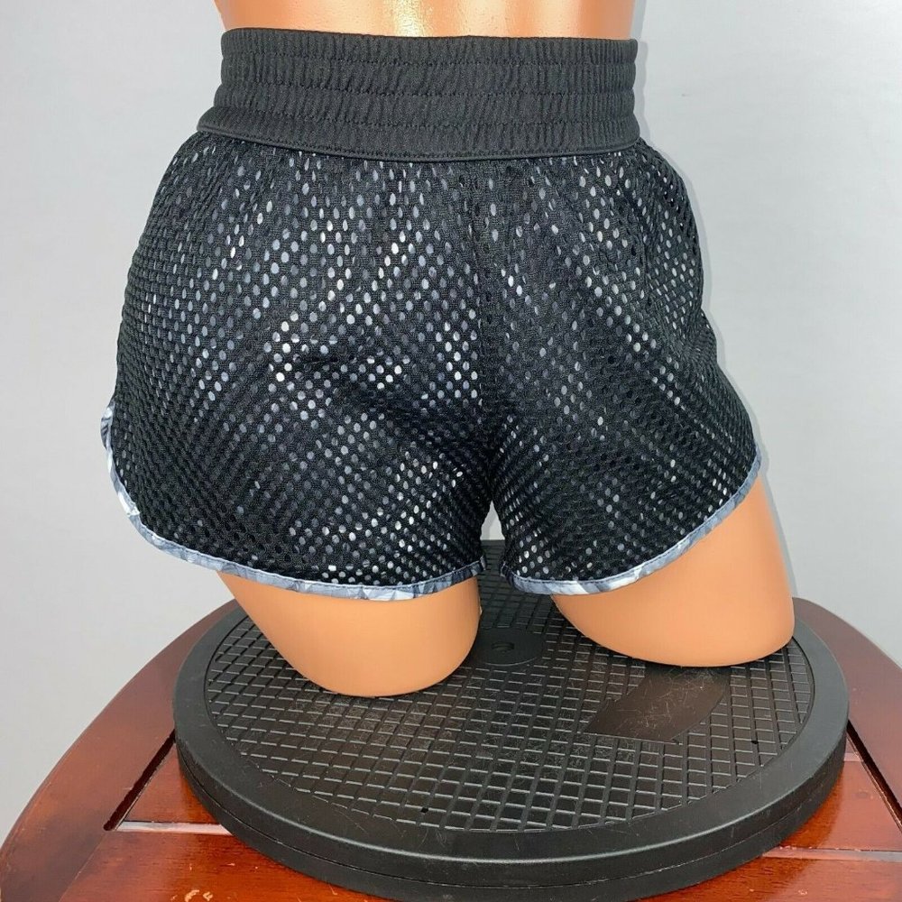 C9 By Champion M Mesh Overlay Activewear Pull On Elastic Waist Shorts